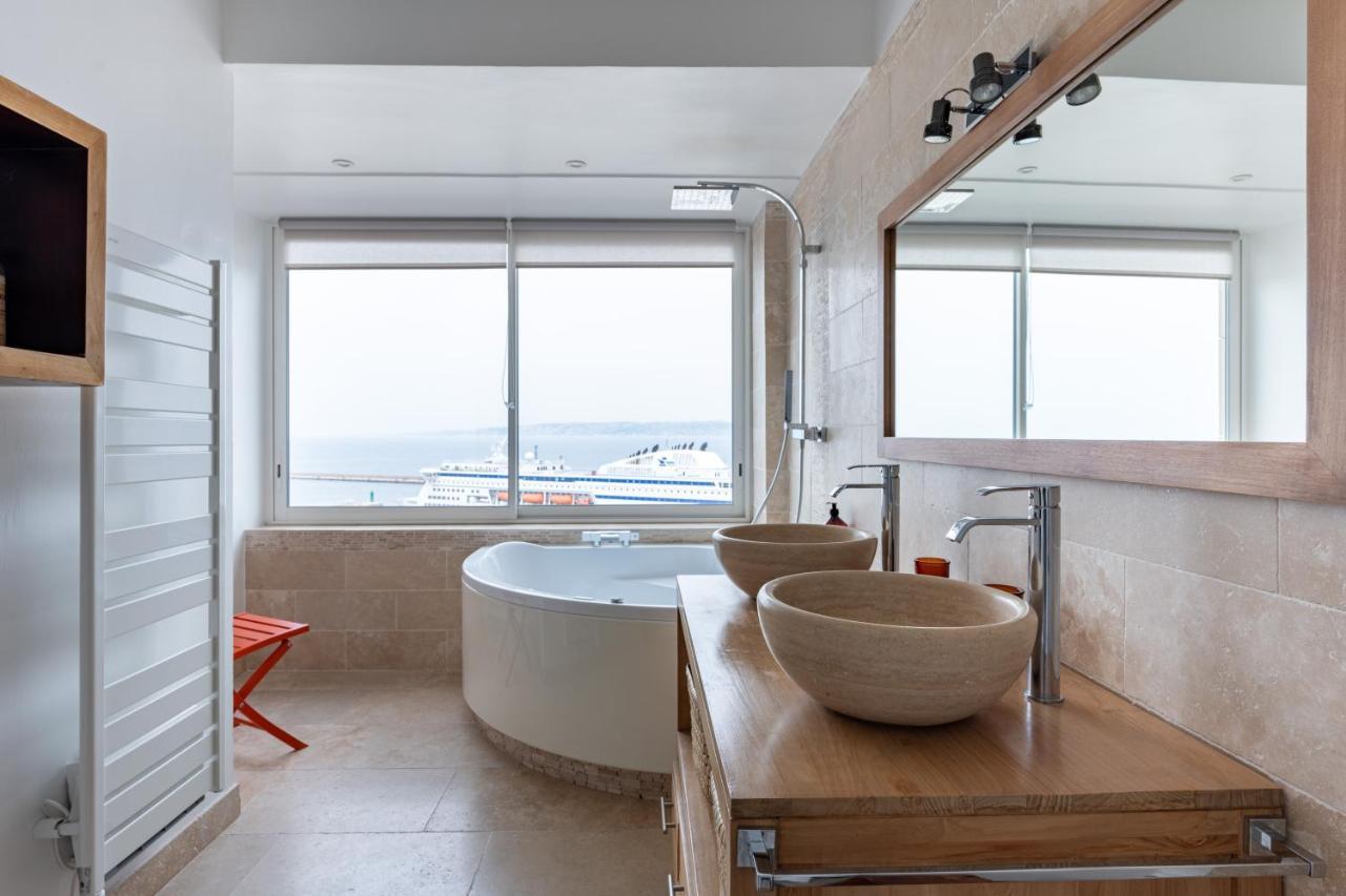 Appartamento Blue Bay - Superbe Vue Sur Le Vieux Port Marsiglia Esterno foto